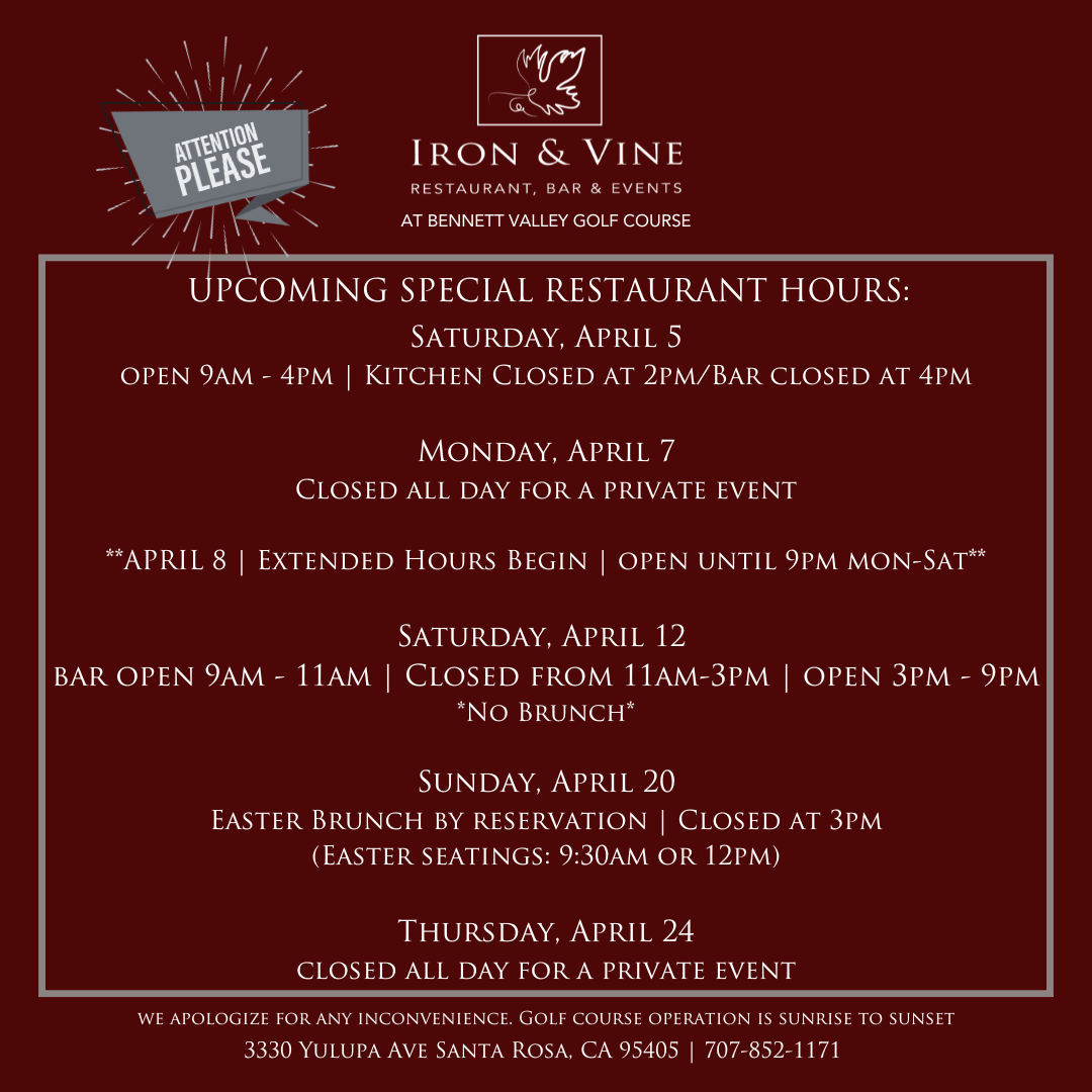 Special Hours