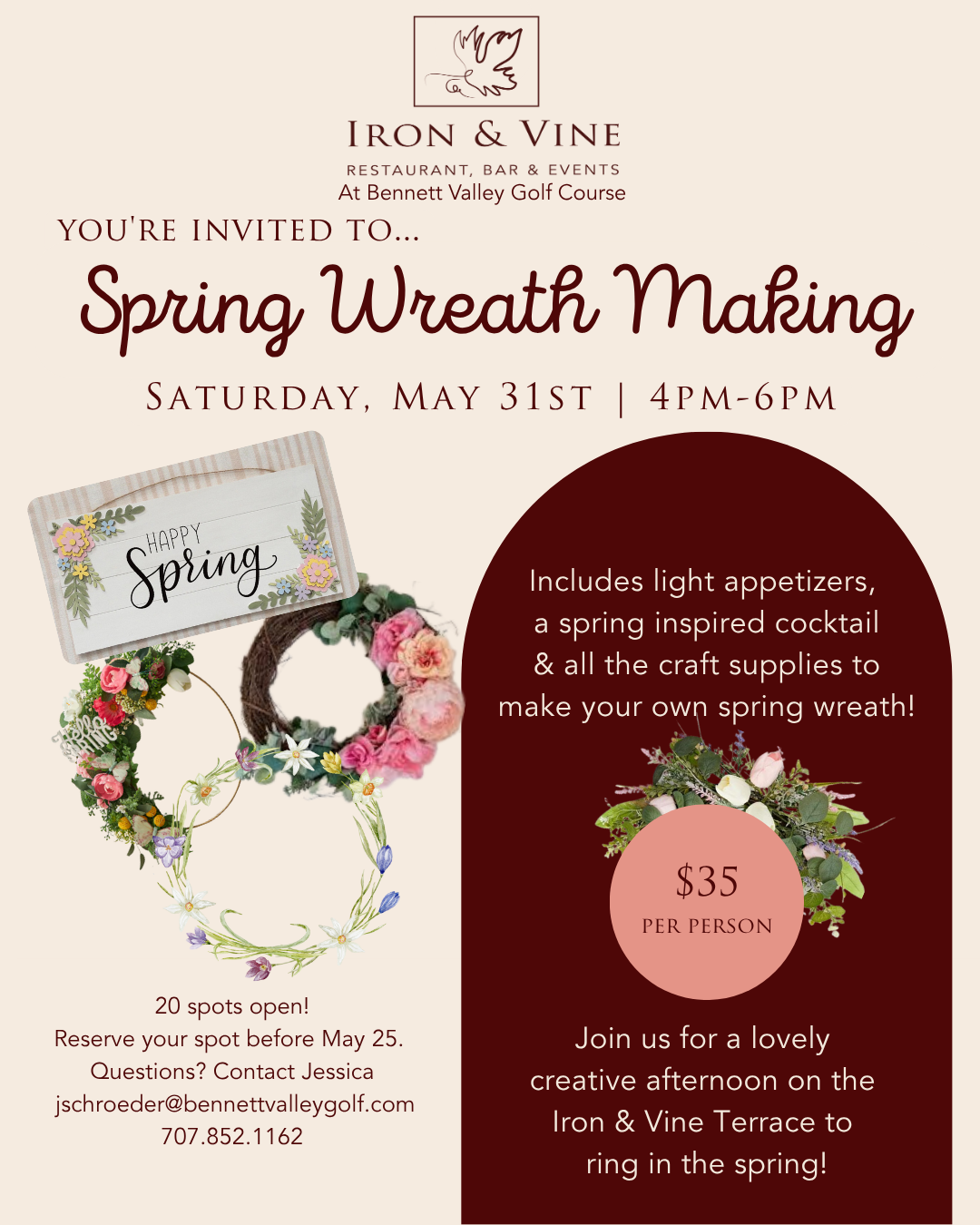 Spring Wreath Making