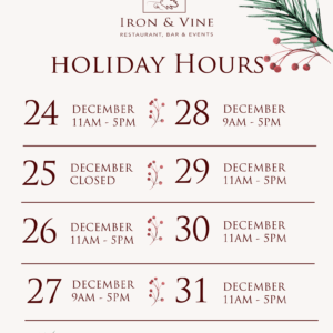 christmas hours