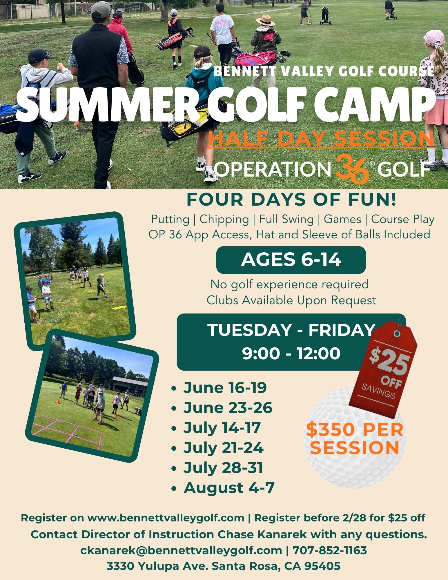 summer golf camp