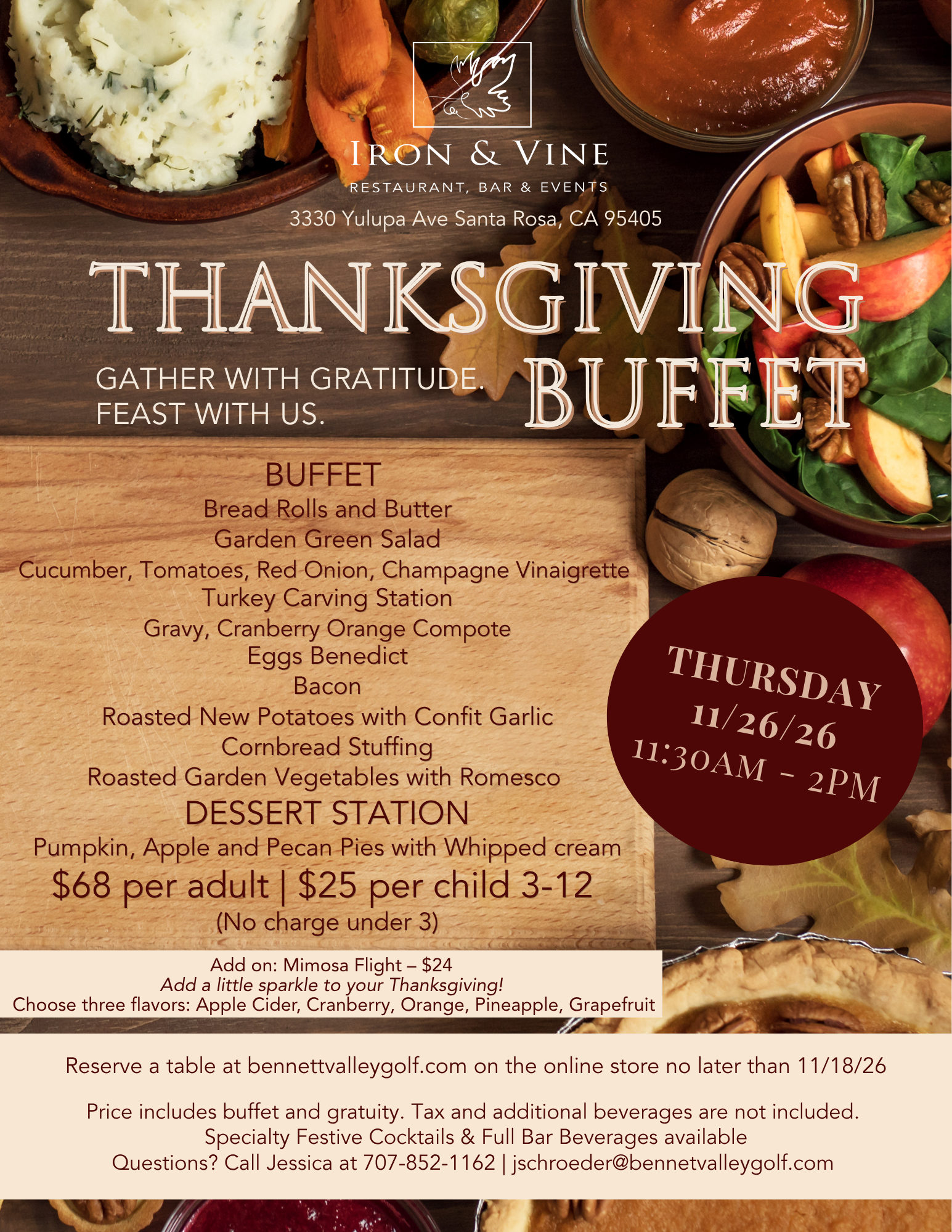 thanksgiving buffet