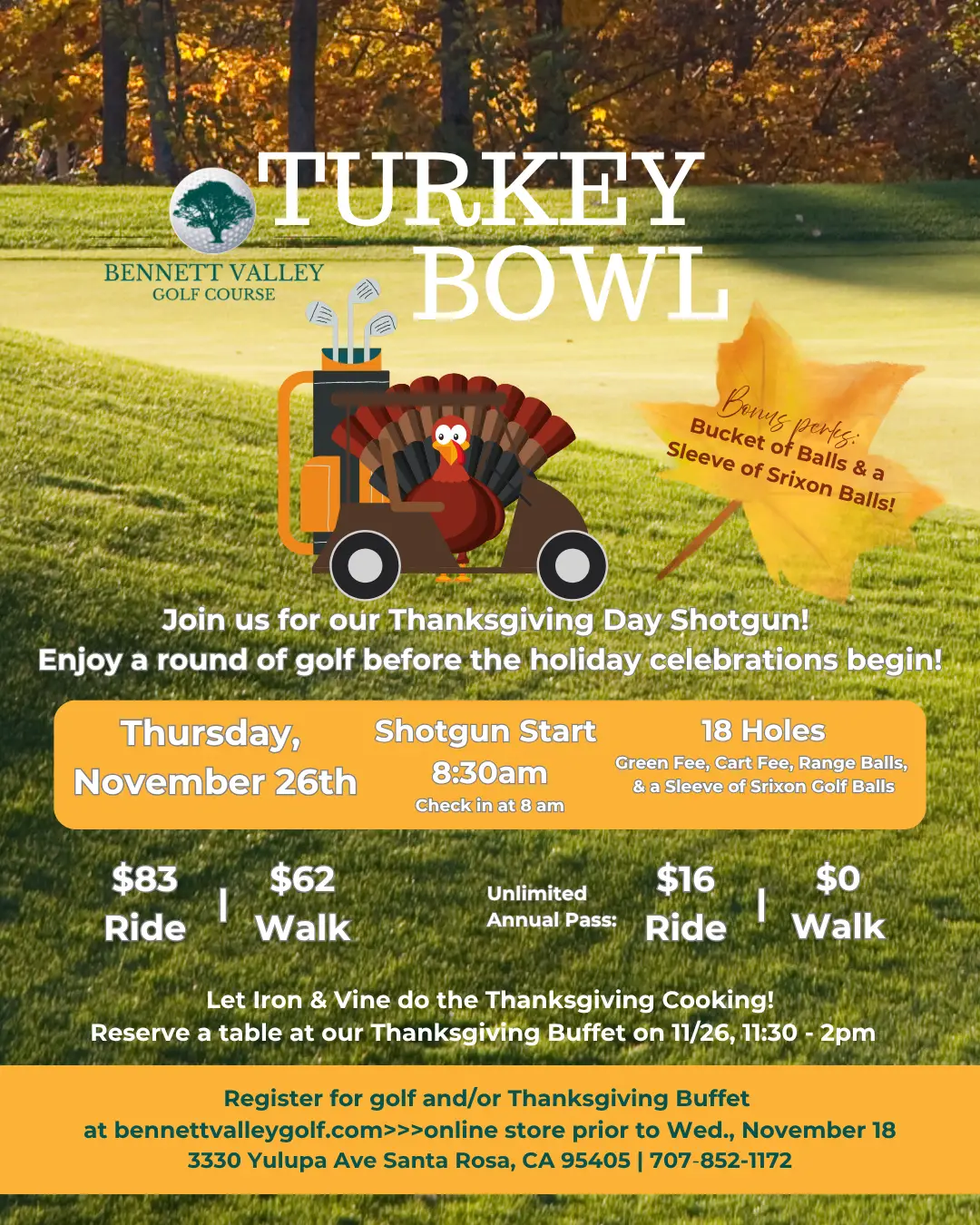 thanksgiving golf